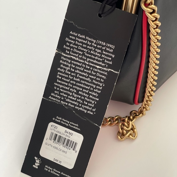 # Coach Disney Mickey Mouse X Keith Haring Kisslock Bag New With Tag- Reemoly - Picture 12 of 16